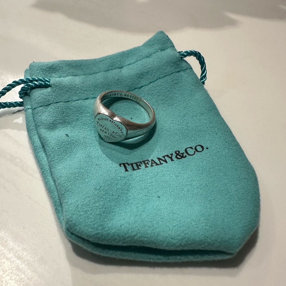 Tiffany & Co. Silver Ring Classic Design